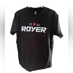Men's Black Short Sleeve Tee Royer Medium